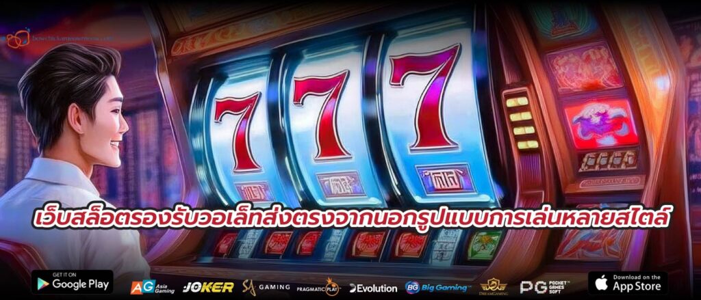 เว็บสล็อตรองรับวอเล็ทส่งตรงจากนอกรูปแบบการเล่นหลายสไตล์